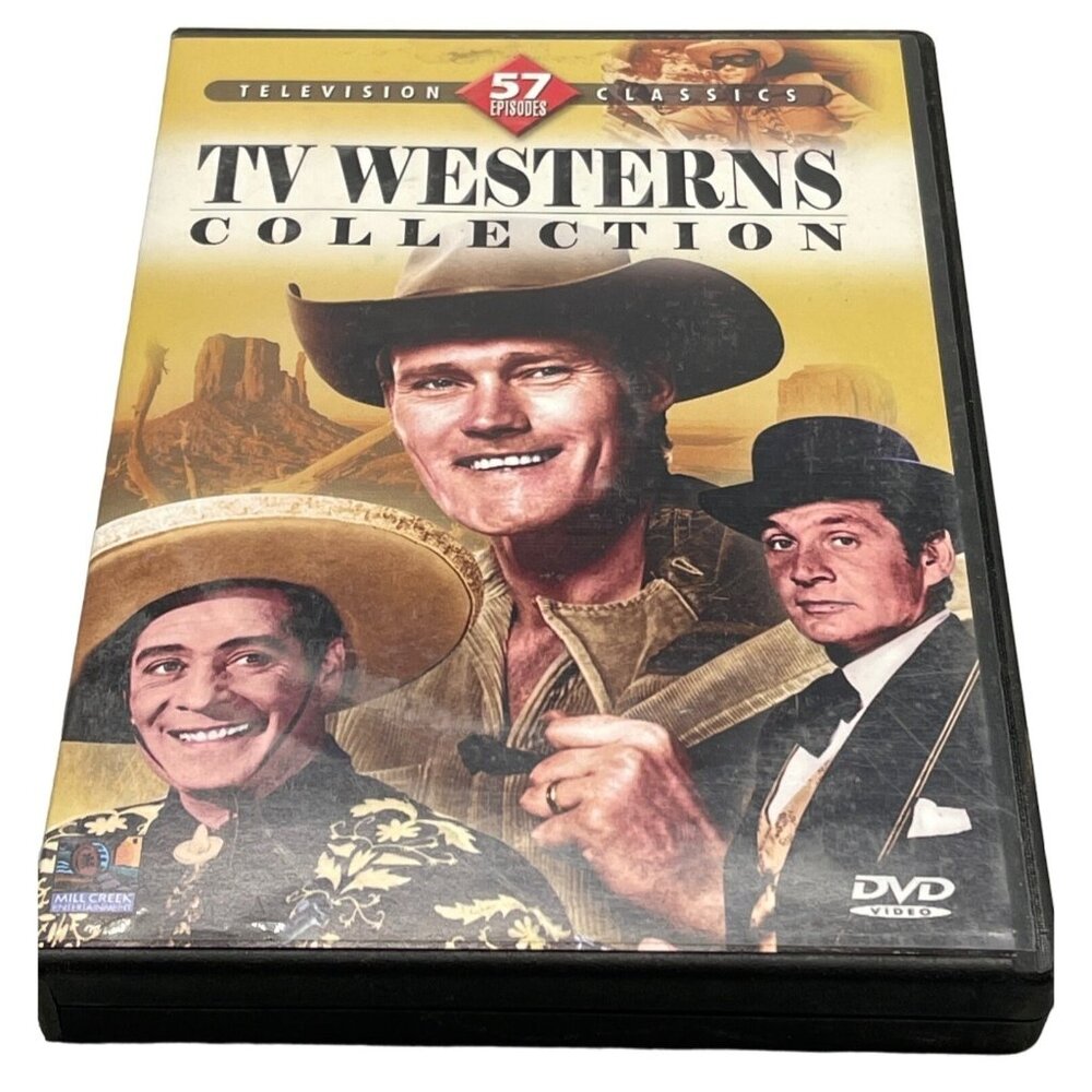 TV Westerns collection DVD 2007 57 episodes Mill Creek READ